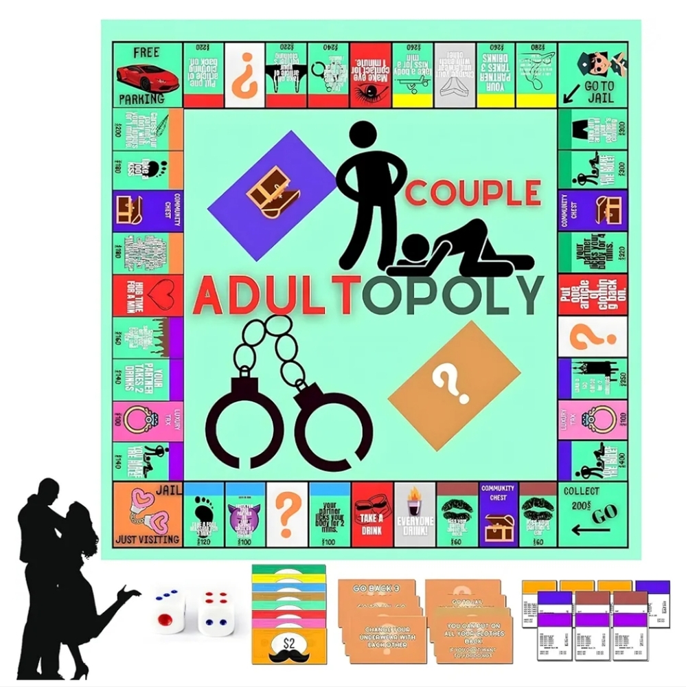 Adult-opoly Board Game
